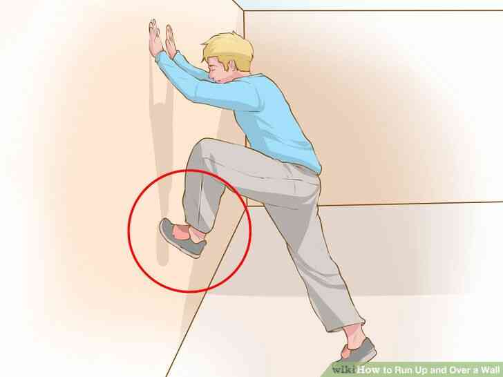 Image intitulée Exécuter en Haut et Sur un Mur de l